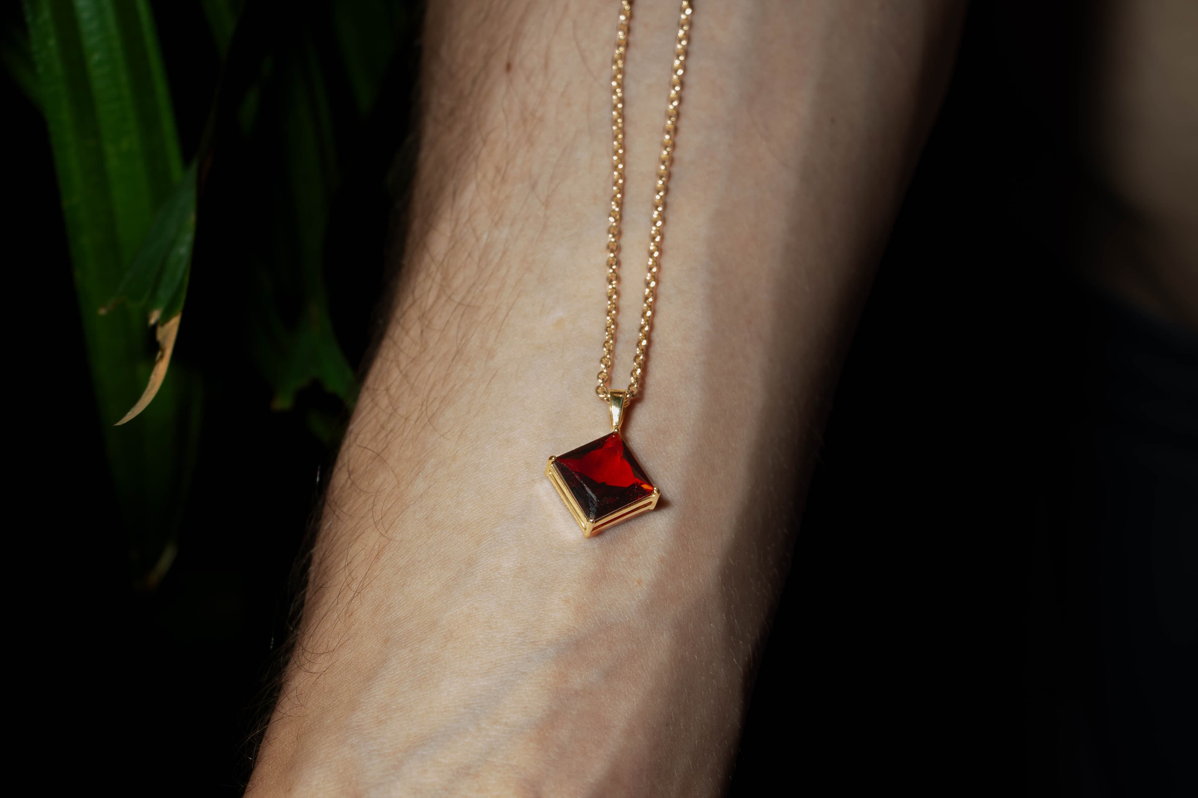 Collier Bertille - Grenat Pyrope, photo 3