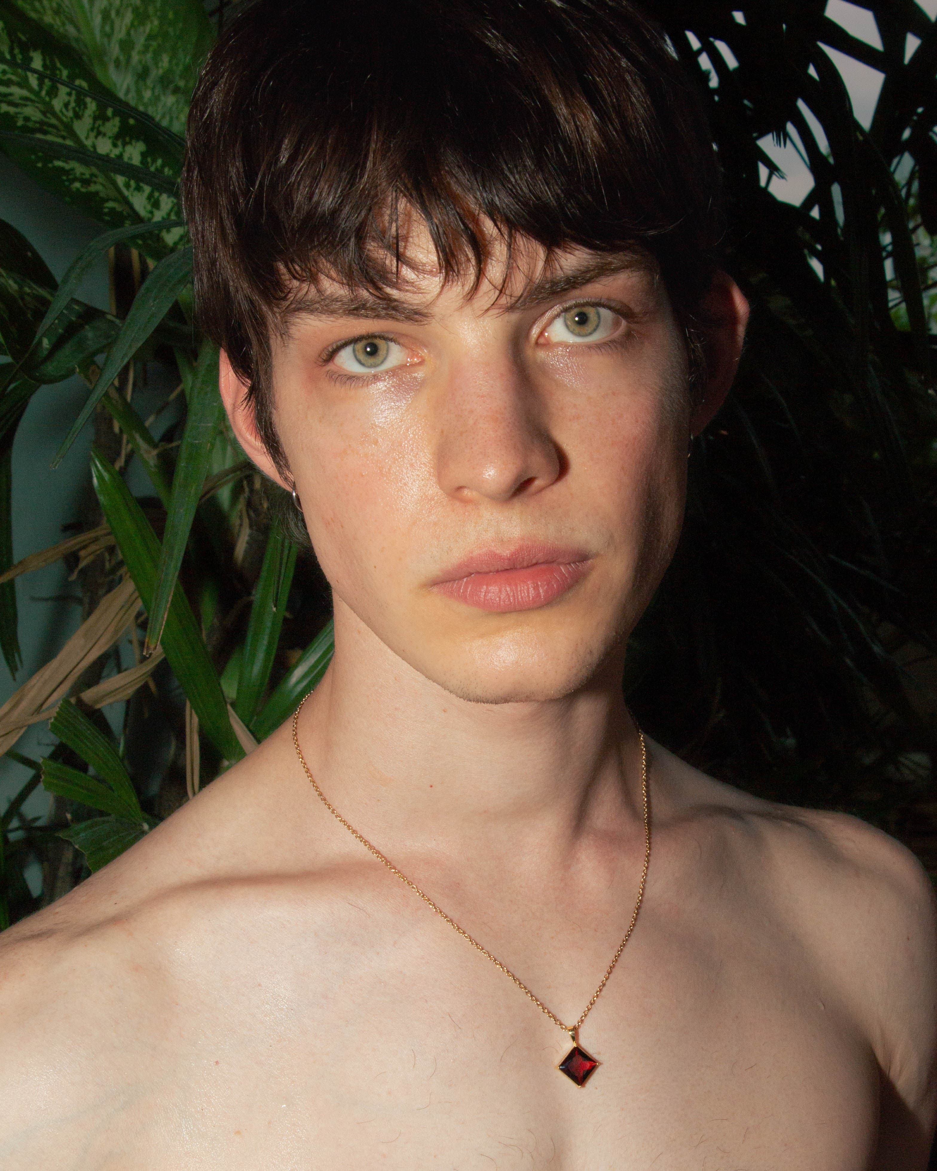 Collier Bertille - Grenat Pyrope, photo 4