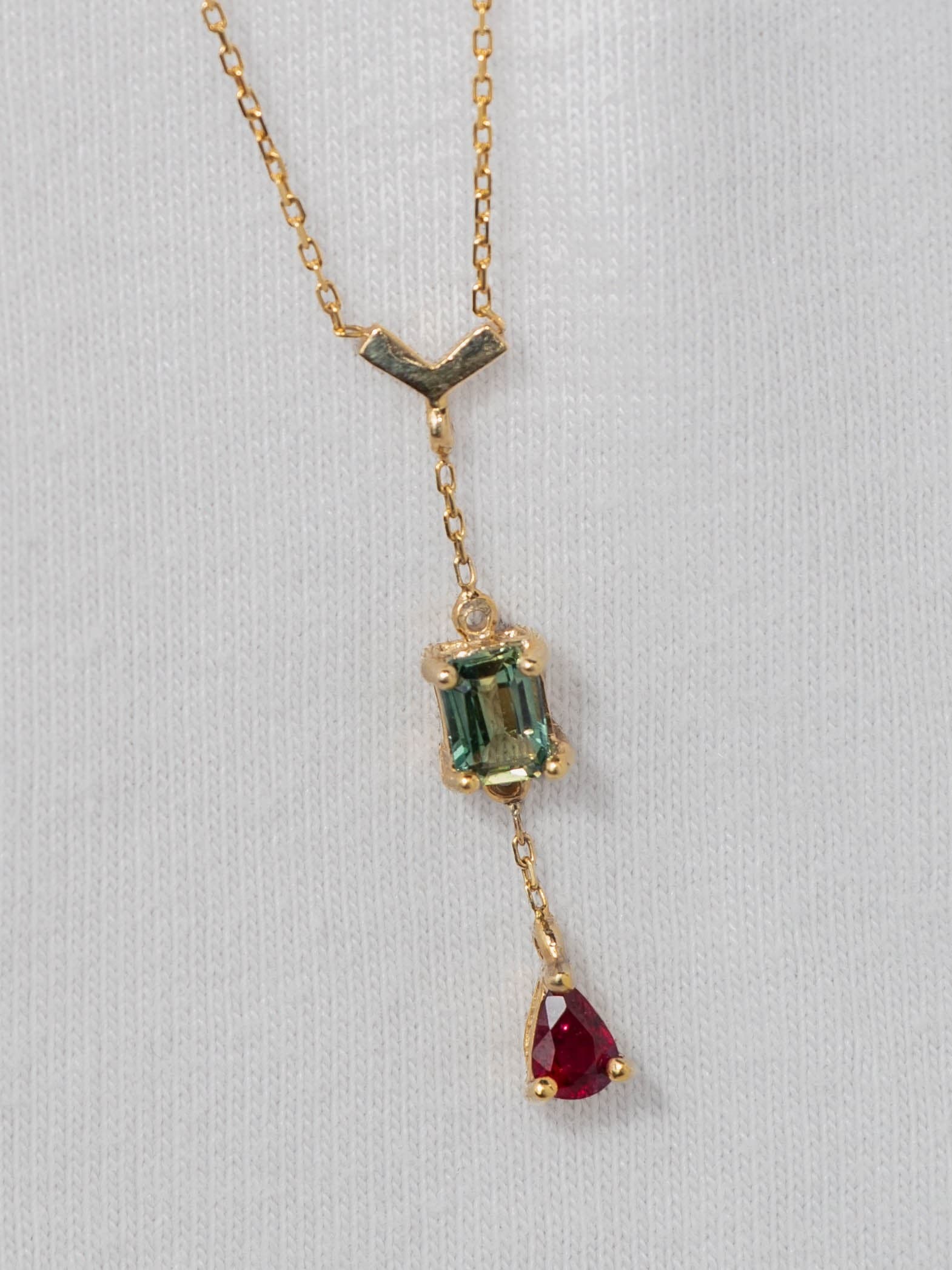 Collier Tosca - Saphir et Rubis