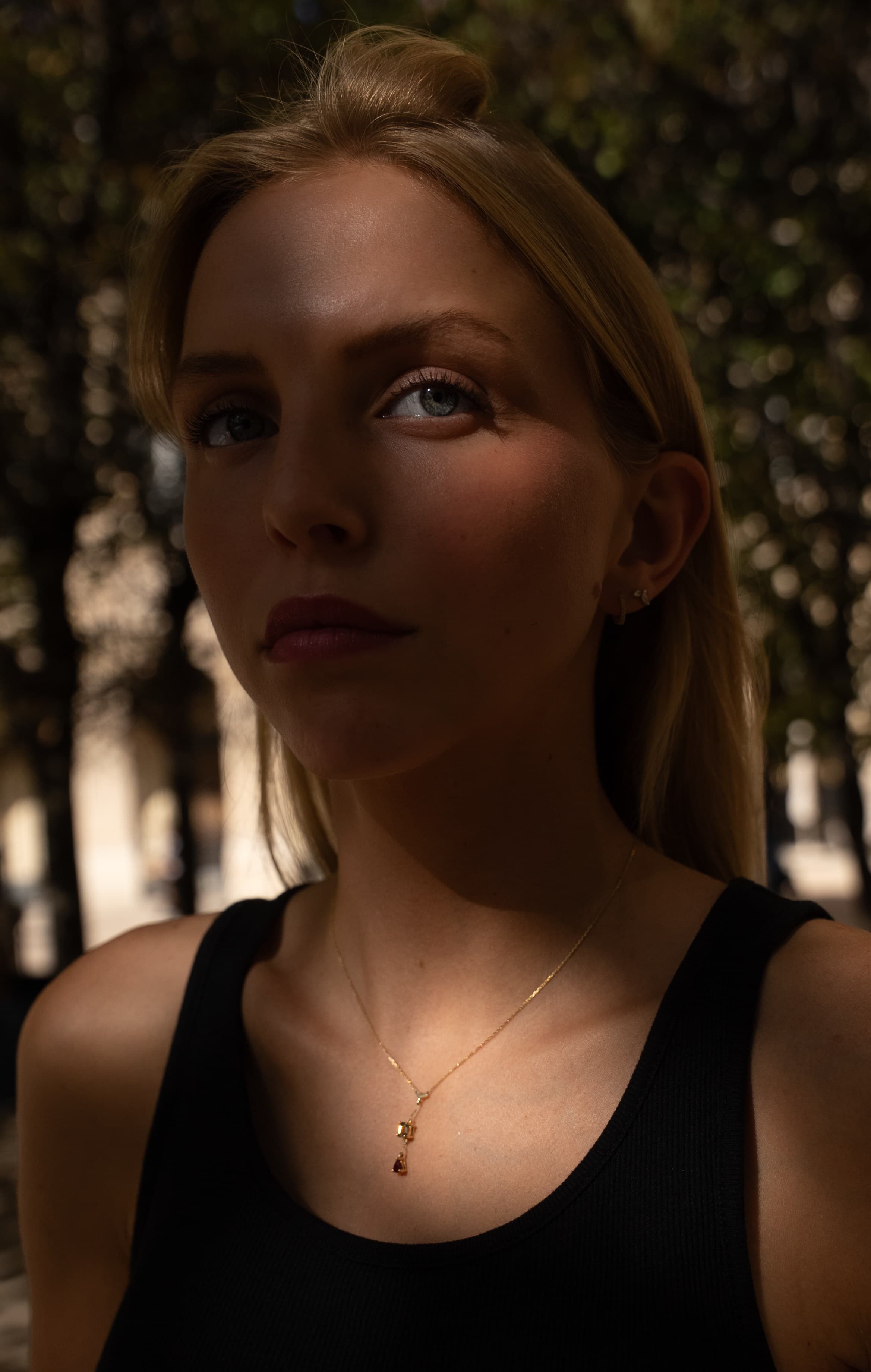 Collier Tosca - Saphir et Rubis, photo 3